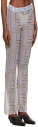 VAILLANT SSENSE Exclusive Blue Print Trousers