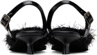Paula Canovas Del Vas Black Diablo Flip Heeled Sandals