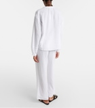 Velvet Calia cotton muslin wide-leg pants