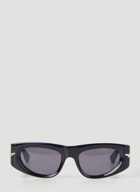 BV1144s Cat Eye Sunglasses in Black