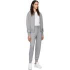 Chloe Grey Cashmere Zip-Up Hoodie