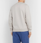 Oliver Spencer Loungewear - Harris Brushed Fleece-Back Cotton-Jersey Sweatshirt - Gray