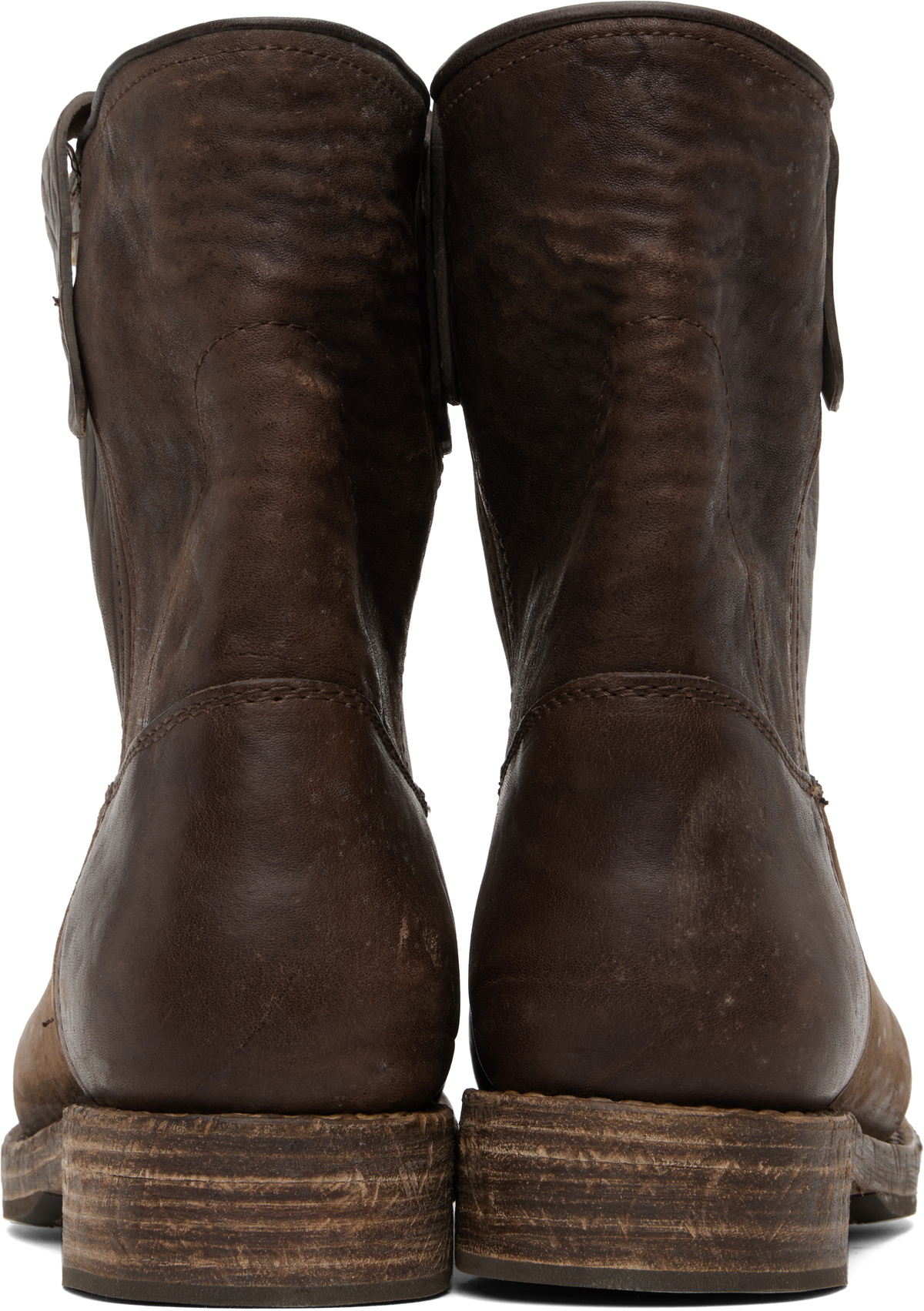 visvim Brown Wabanaki Folk Chelsea Boots Visvim