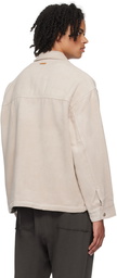 Izzue Beige Embossed Jacket