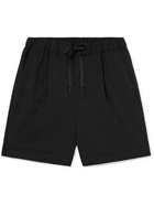 Snow Peak - Quick Dry Pleated Primeflex Drawstring Shorts - Black