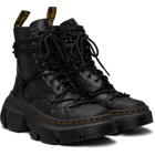 Dr. Martens Black DMXL 8-Eye Leather Boots