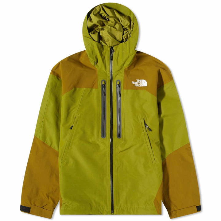 Photo: The North Face Men's NSE Transverse 2L DryVent Jacket in Calla Green/Fir Green