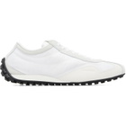 BALMAIN White Racing Low Sneakers