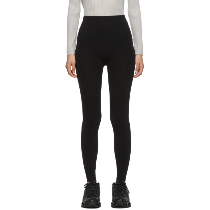 Pleats Please Issey Miyake Black APOC Skin 1 Leggings Pleats