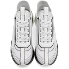 Pierre Hardy White and Black Vision Sneakers