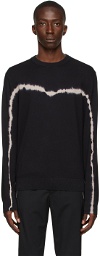 PS by Paul Smith Grey Tie-Dye Slate Sweater
