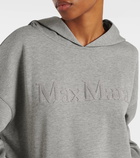 'S Max Mara Logo cotton-blend jersey hoodie