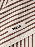 TEKLA - Striped Organic Cotton-Terry Bath Mat