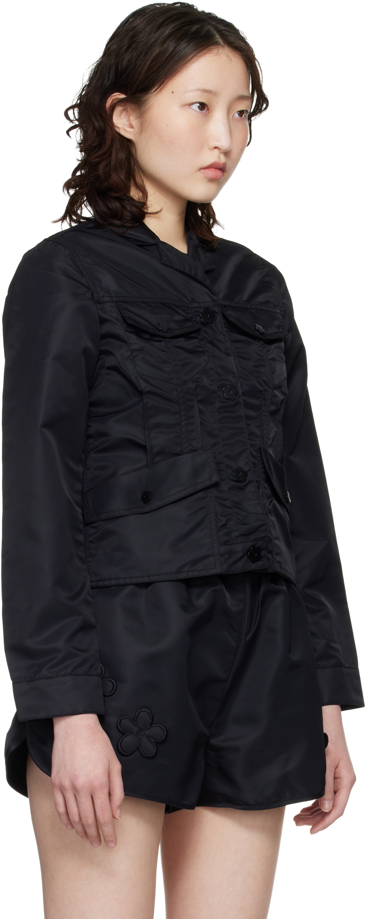 Cecilie Bahnsen Black CBclover Blazer