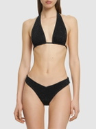 WEWOREWHAT Self-tie Triangle Bikini Top