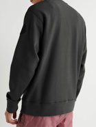 Moncler Genius - 2 Moncler 1952 Logo-Flocked Cotton-Jersey Sweatshirt - Gray