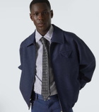 Bottega Veneta Intrecciato leather tie