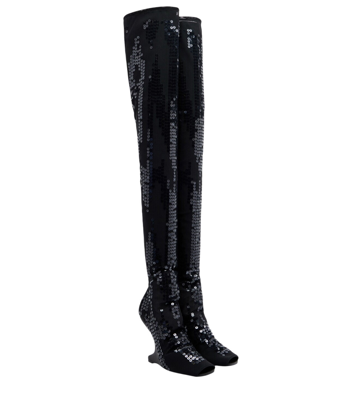 Rick Owens Pull On Bogun leather knee-high boots Rick Owens