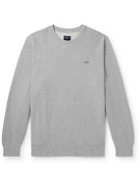 Noah - Core Logo-Embroidered Cotton-Jersey Sweatshirt - Gray