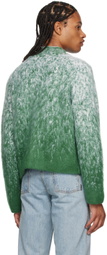 LOW CLASSIC Green Gradient Sweater