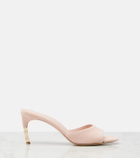 Gucci Castello calf hair mules