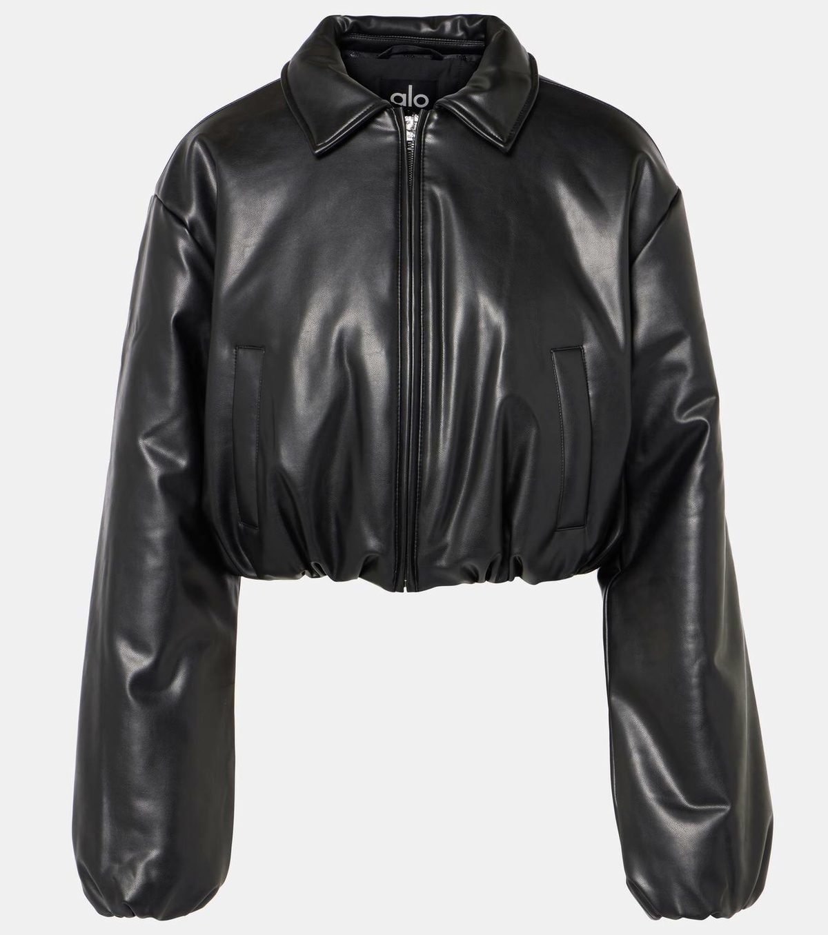Alo Yoga Premier faux leather bomber jacket Alo Yoga