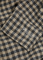 Picante Rocco Checked Shirt Off White