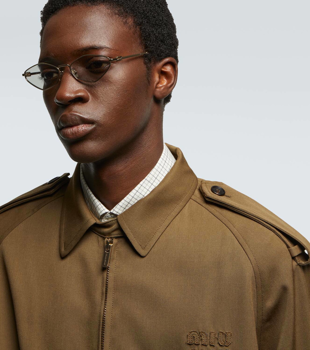 Miu Miu Miu Regard oval sunglasses