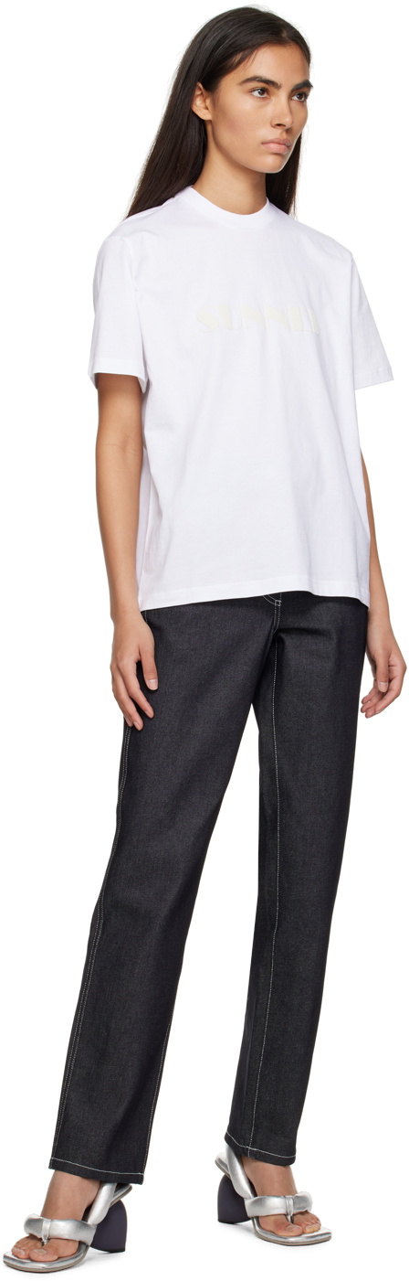 SUNNEI SSENSE Exclusive White T-Shirt