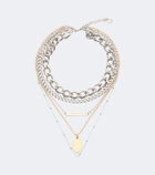 Rabanne Layered chain necklace