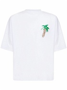 PALM ANGELS - Sketchy Oversized Cotton T-shirt