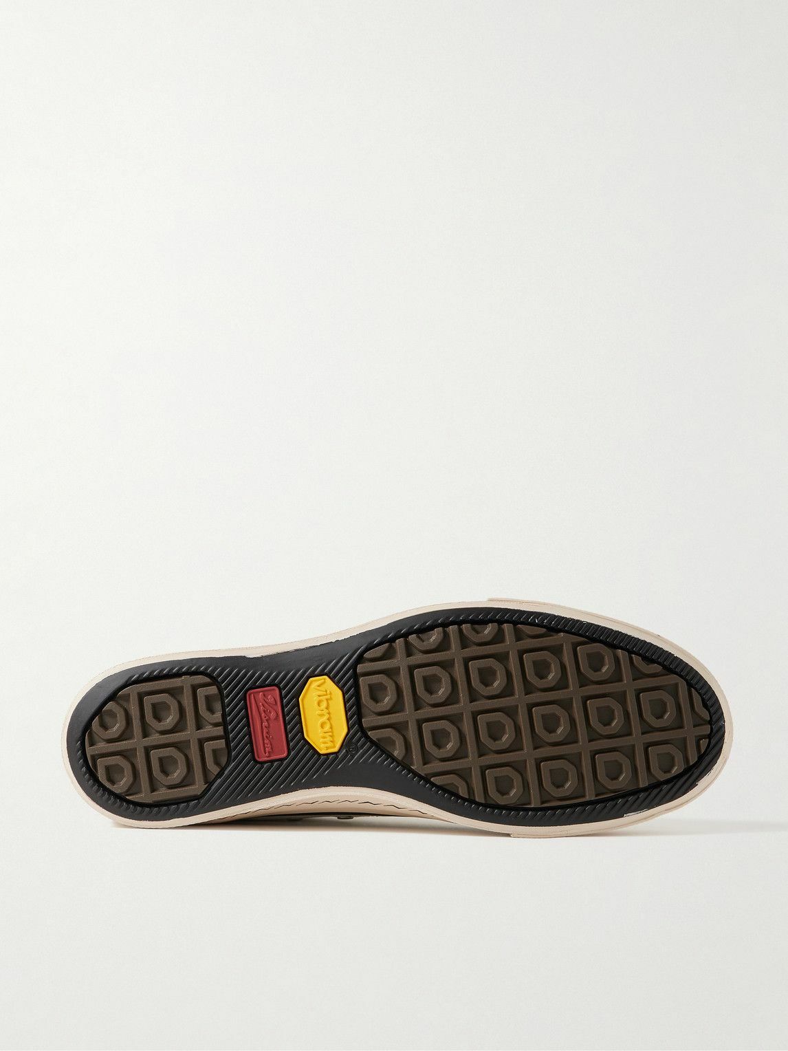 Visvim - Skagway Lo Leather-Trimmed Canvas Sneakers - Neutrals