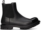 Alexander McQueen Black Worker Chelsea Boots