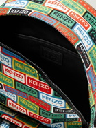 KENZO - Leather-Trimmed Logo-Print Tech-Twill Backpack