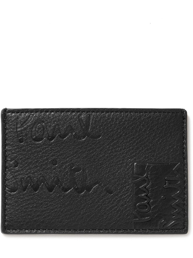 Photo: Paul Smith - Logo-Embossed Full-Grain Leather Cardholder