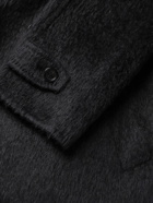 Brioni - Double-Breasted Alpaca and Wool-Blend Coat - Blue