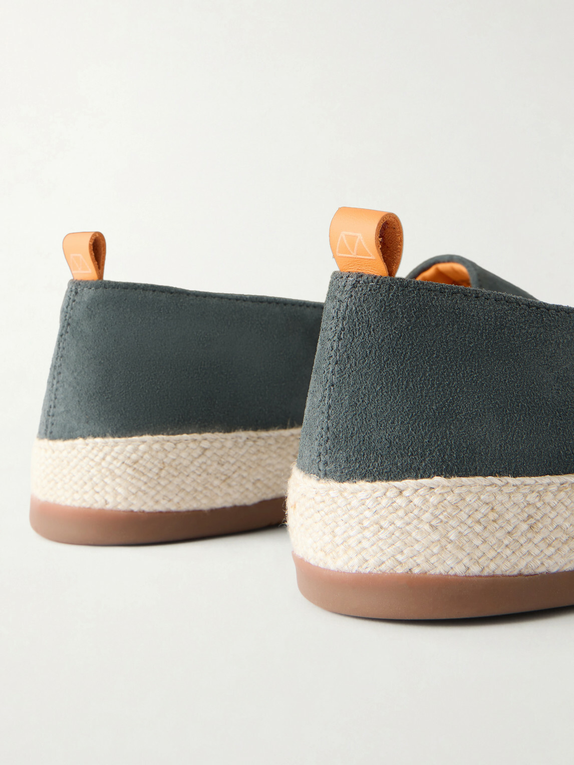 Mulo - Suede Espadrilles - Blue