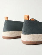 Mulo - Suede Espadrilles - Blue