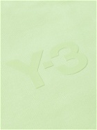 Y-3 - Logo-Print Cotton-Jersey Hoodie - Green
