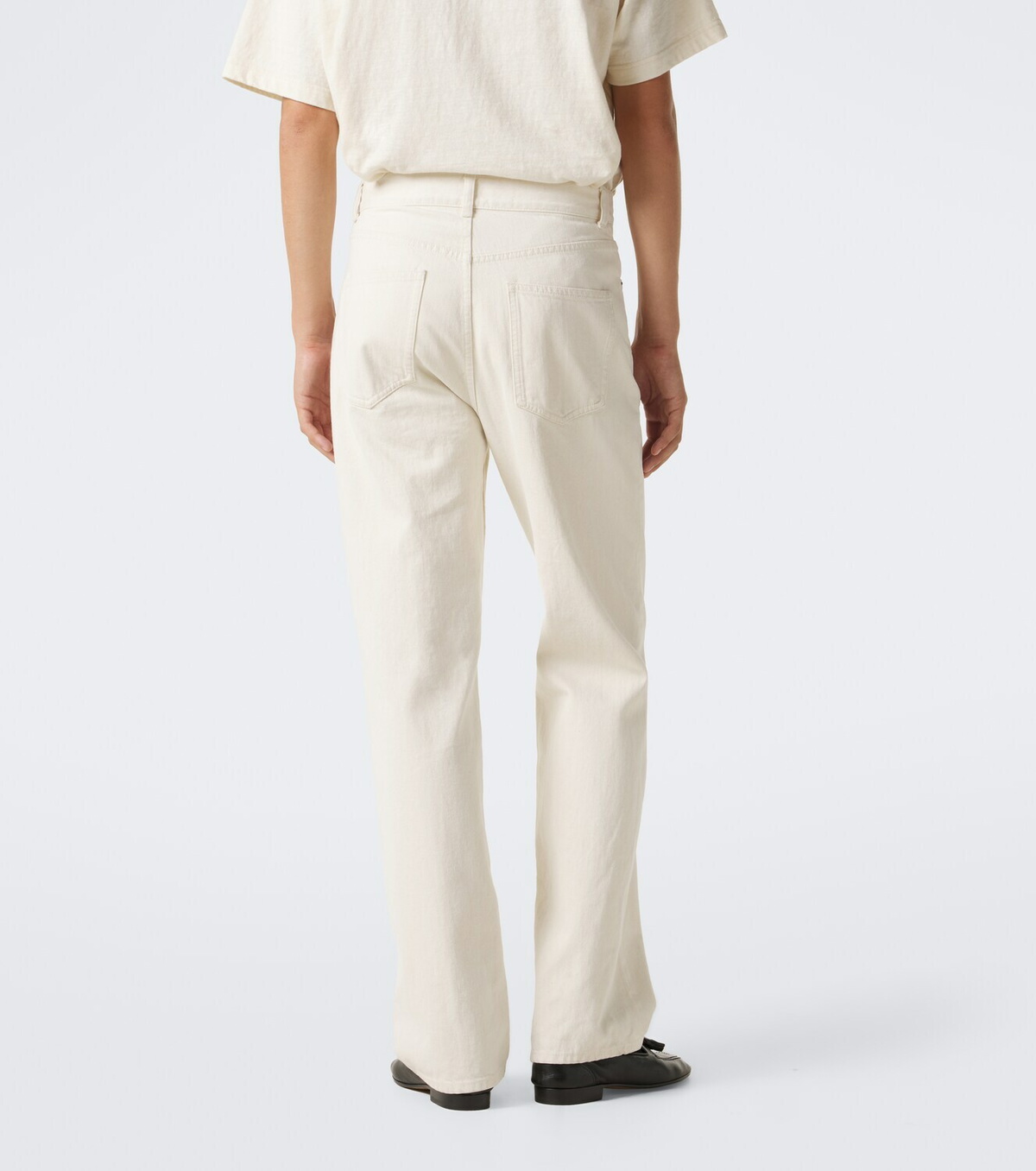 The Row Vanya straight jeans