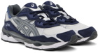 Asics Blue & White GEL-NYC Sneakers