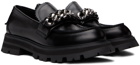 Alexander McQueen Black Calfskin Loafers