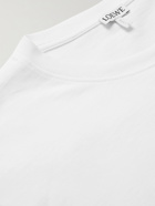 LOEWE - Logo-Embroidered Cotton-Jersey T-Shirt - White