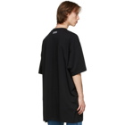 VETEMENTS Black Oversized Insecurity T-Shirt