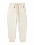 TOM FORD - Tapered Cotton-Jersey Sweatpants - Neutrals