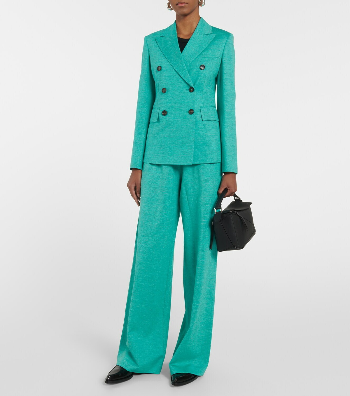 【Max Mara】 Eolie drawstringコットンアンドリネンパンツ Max Mara - Eolie drawstring cotton and linen pants Max Mara