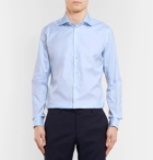 Richard James - Light-Blue Cutaway-Collar Cotton Shirt - Blue