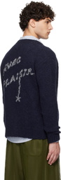 Paloma Wool Navy 'Plaisir' Zip Sweater