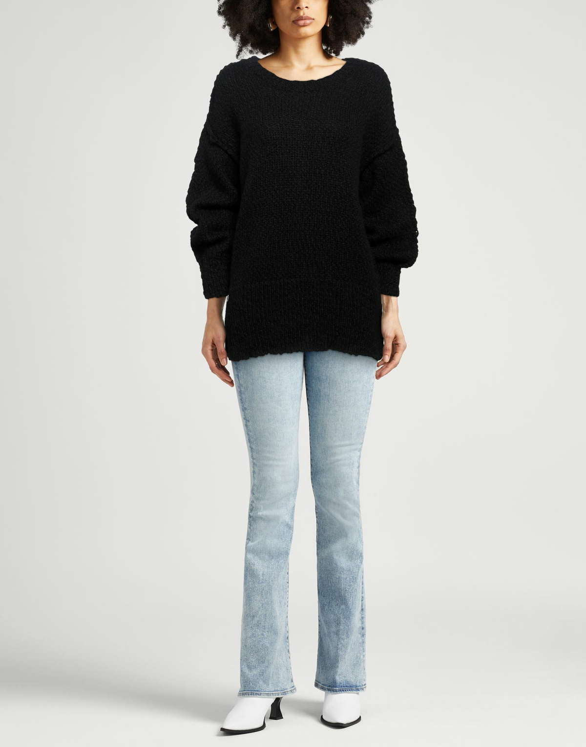 Manila Grace Womens Sweater in Black