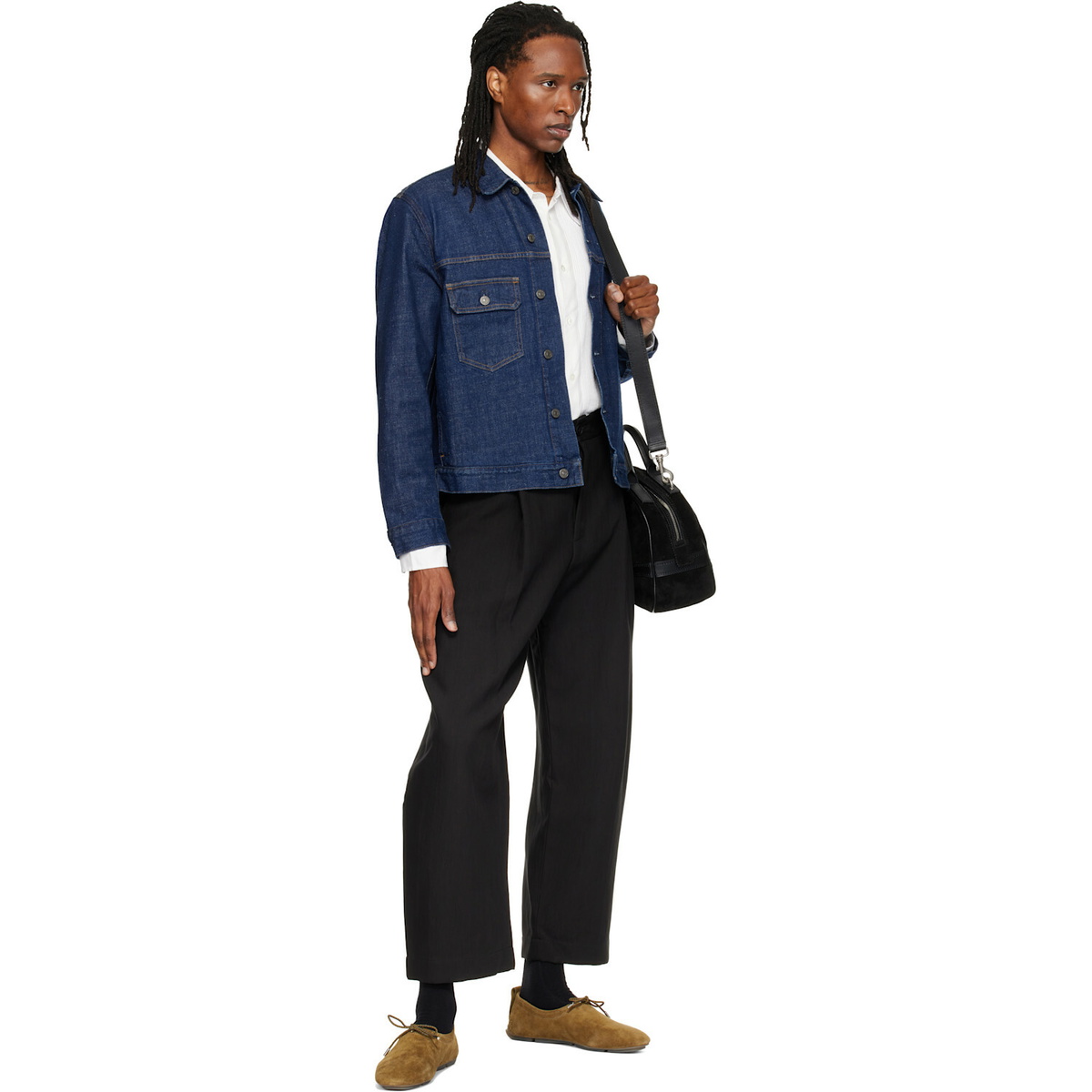 Studio Nicholson Black Ellis Trousers
